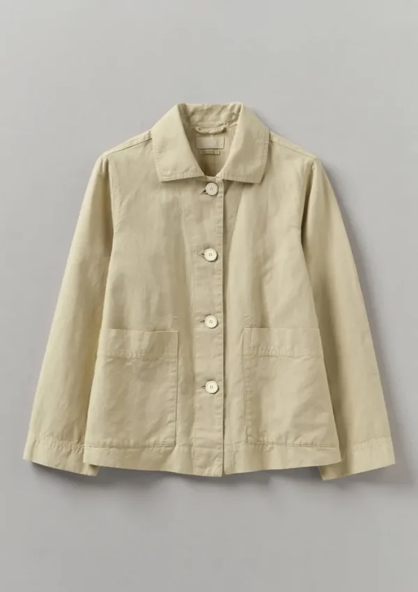 Women TOAST Linen | Coats & Jackets-Garment Dyed Cotton Linen Jacket
