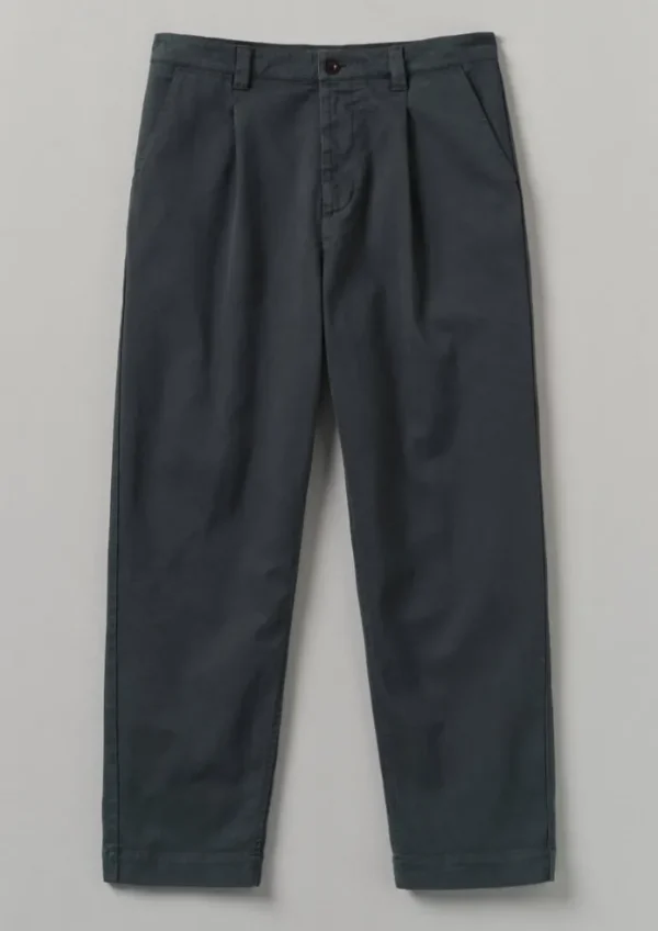 TOAST Workwear | Trousers-Garment Dyed Cotton Pleat Trousers