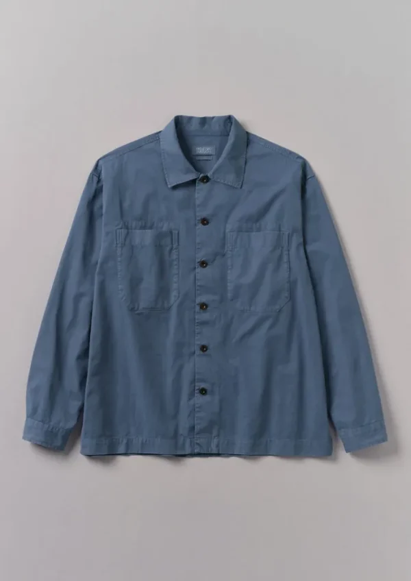 TOAST Workwear-Garment Dyed Cotton Twill Shirt
