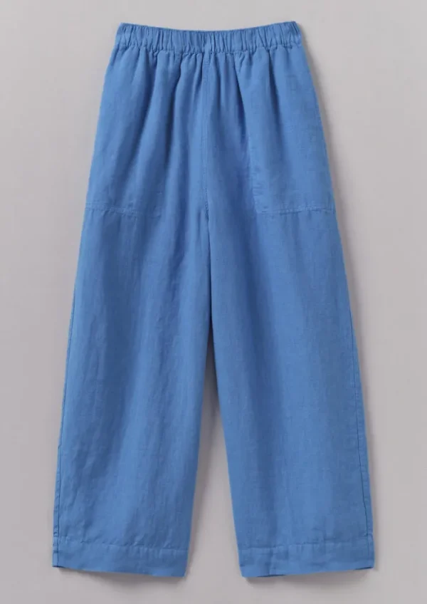 Women TOAST Linen | Loungewear-Garment Dyed Linen Barrel Leg Trousers