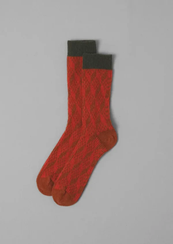 Women TOAST Socks & Tights-Geo Pattern Socks