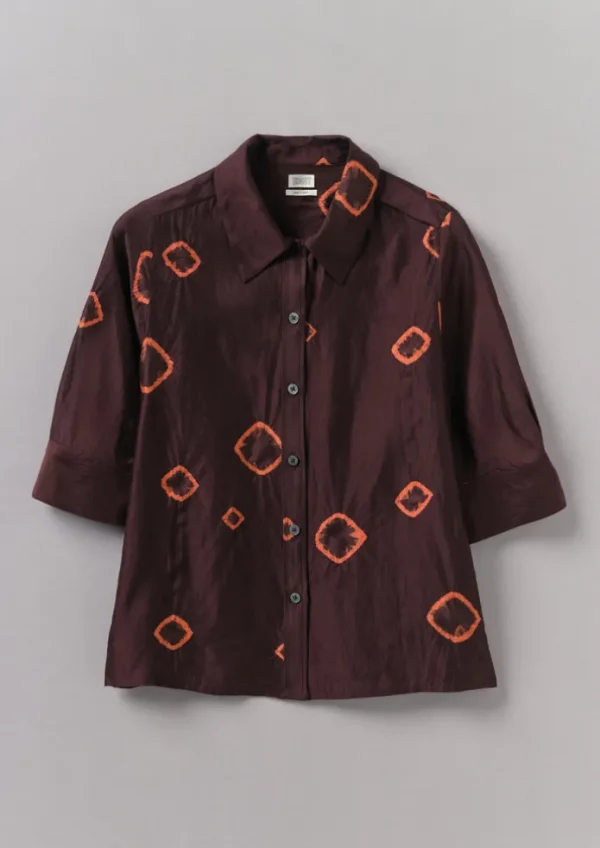 Women TOAST Shirts | Tops & Tees-Gia Hand Bandhini Silk Shirt