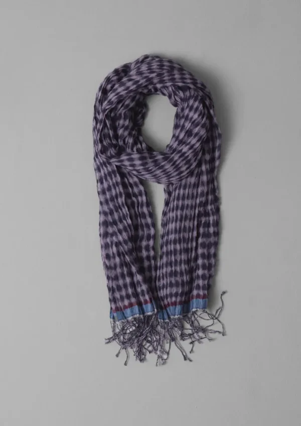 Women TOAST Hats, Scarves & Gloves-Gingham Hand Woven Scarf