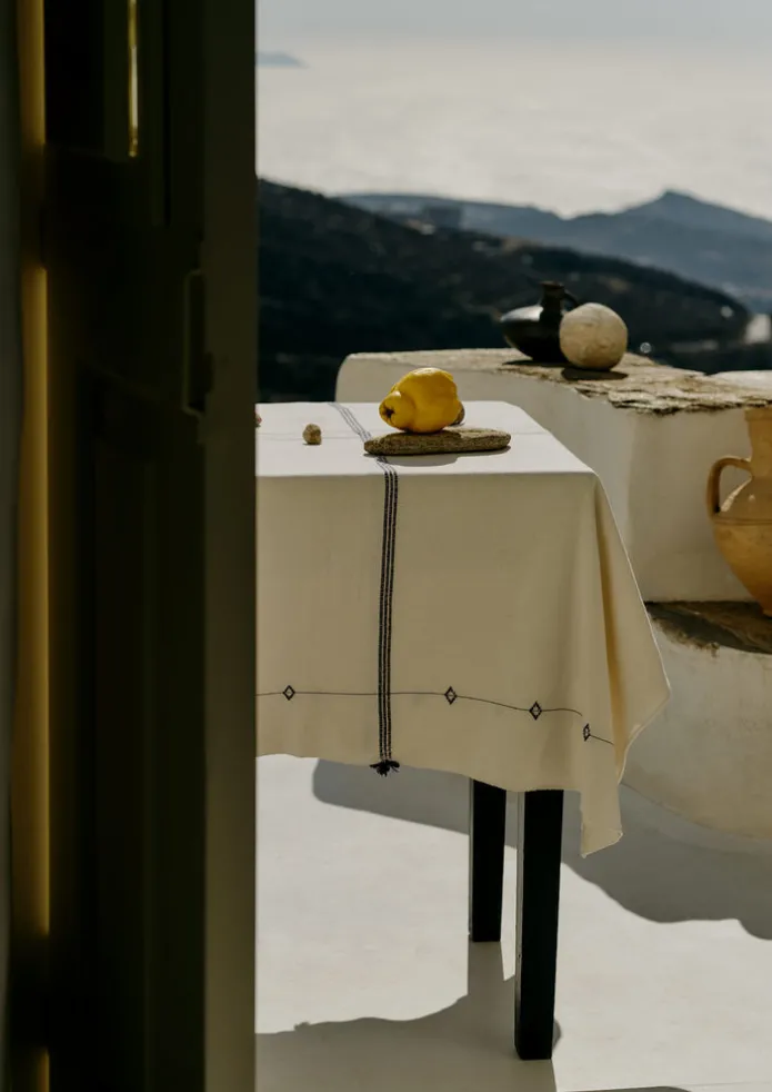 TOAST Textiles | Outdoor-Hand Woven Cotton Tablecloth