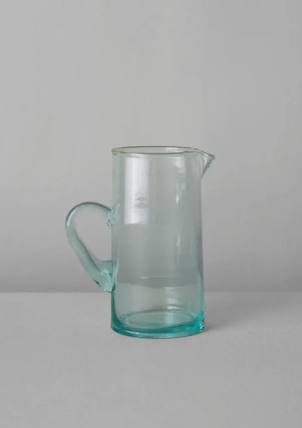 TOAST Glass-Handled Moroccan Glass Jug