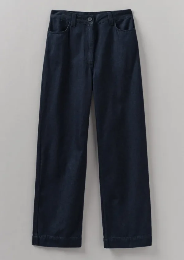 Women TOAST Denim | Workwear-Denim Slim Leg Trousers