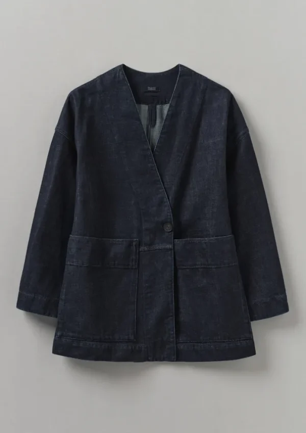Women TOAST Denim | Coats & Jackets-Denim Wrap Jacket