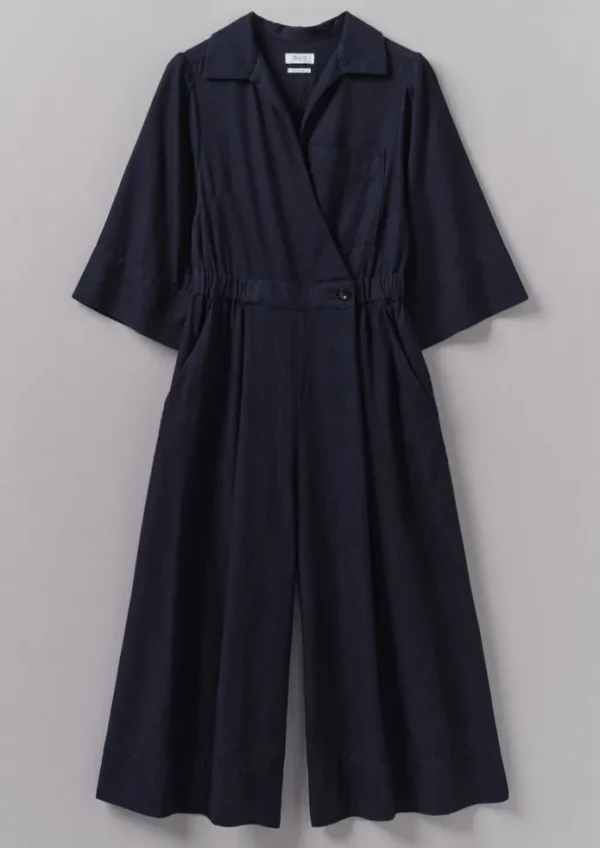 Women TOAST Jumpsuits | Trousers-Twill Culotte Jumpsuit