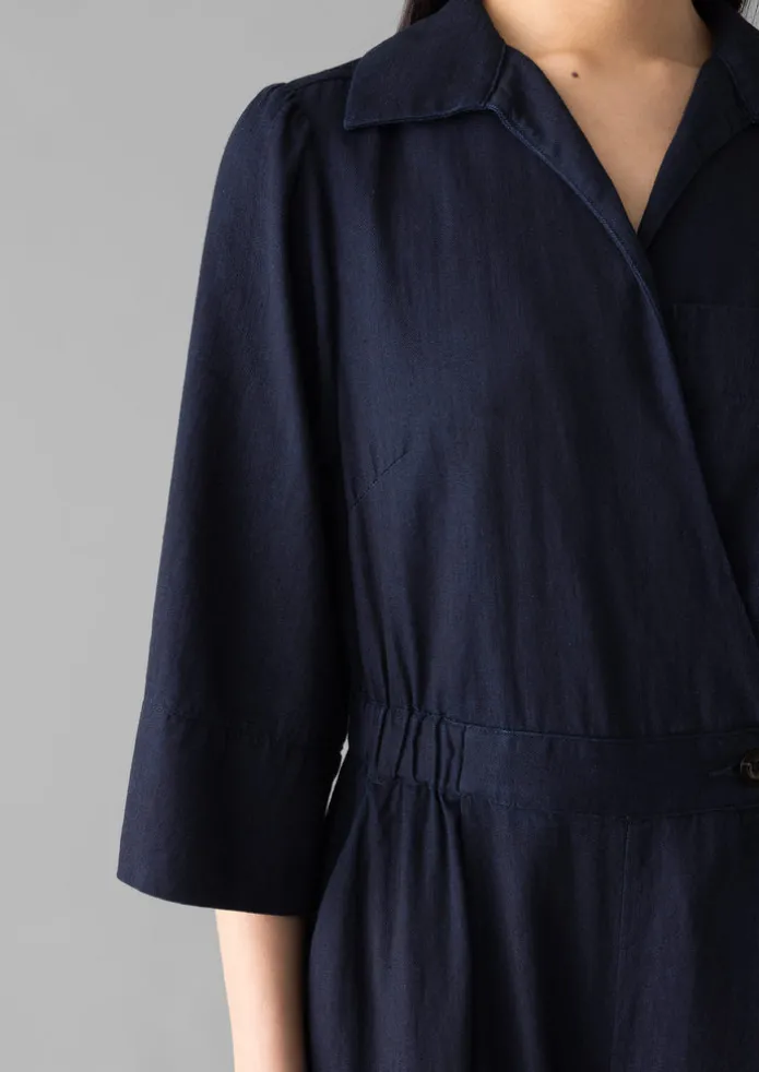 Women TOAST Jumpsuits | Trousers-Twill Culotte Jumpsuit