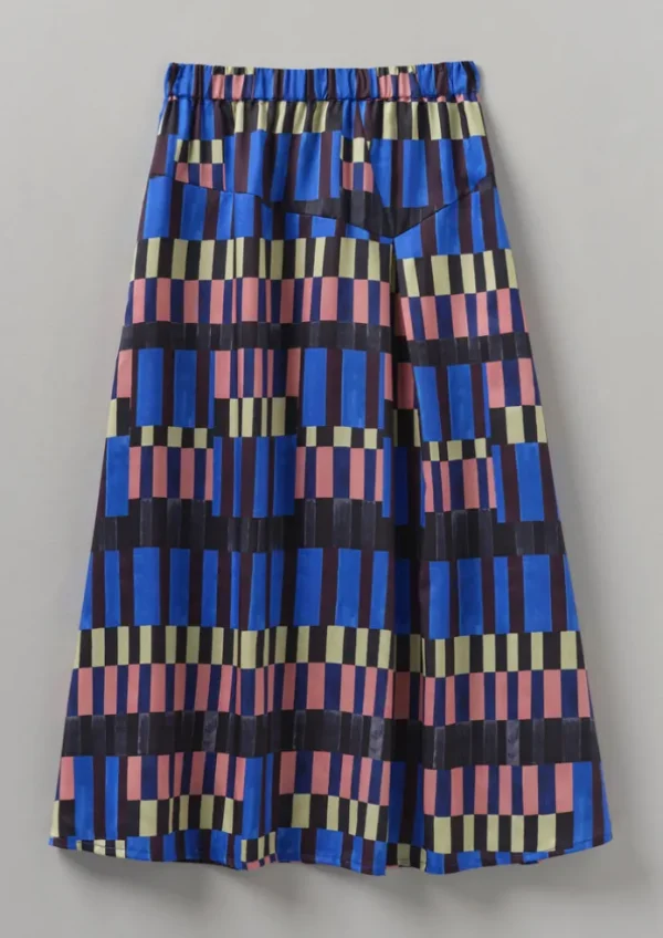 Women TOAST Skirts-Isobel Harvey Asymmetric Check Print Skirt