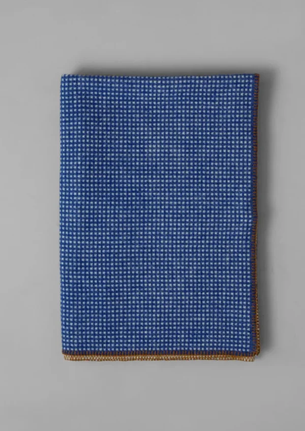 TOAST Textiles | Blankets & Throws-Jacquard Dot Wool Blanket