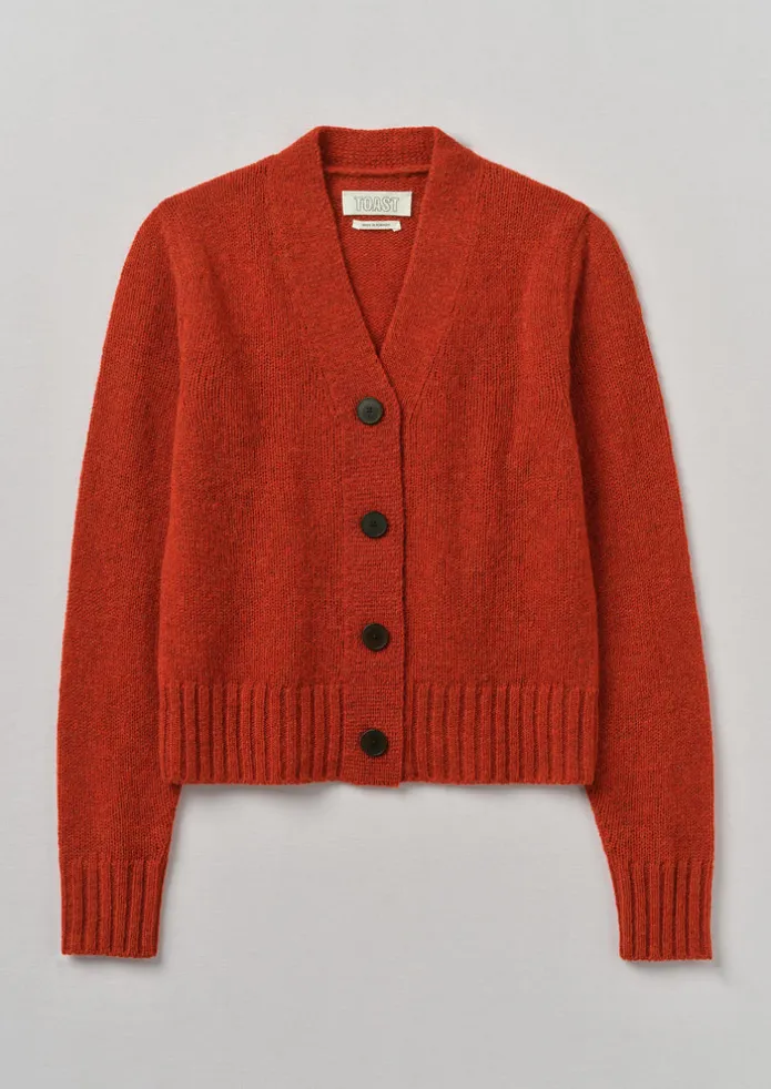 Women TOAST Knitwear-Kaia V-Neck Wool Cardigan