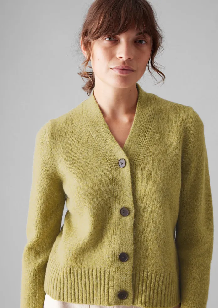 Women TOAST Knitwear-Kaia V-Neck Wool Cardigan