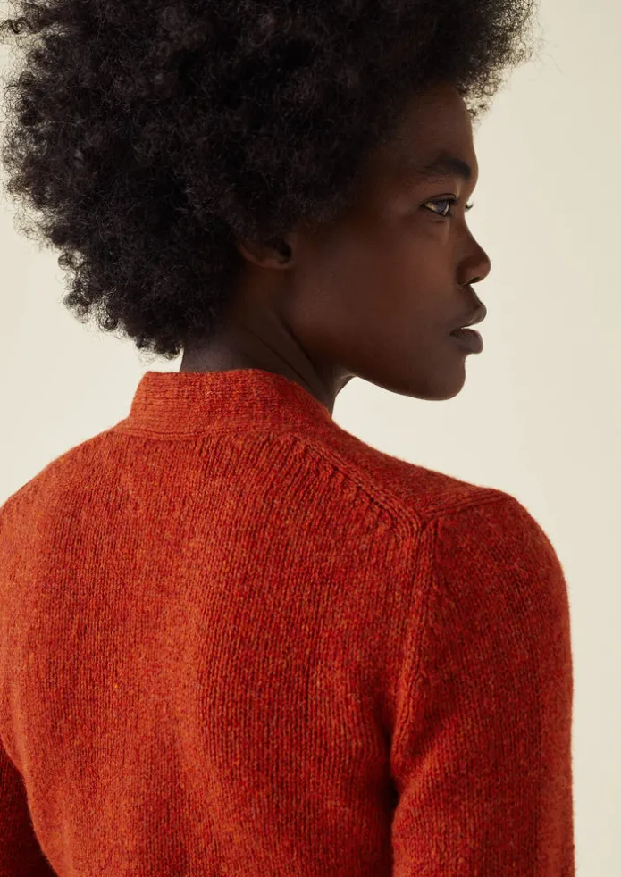 Women TOAST Knitwear-Kaia V-Neck Wool Cardigan