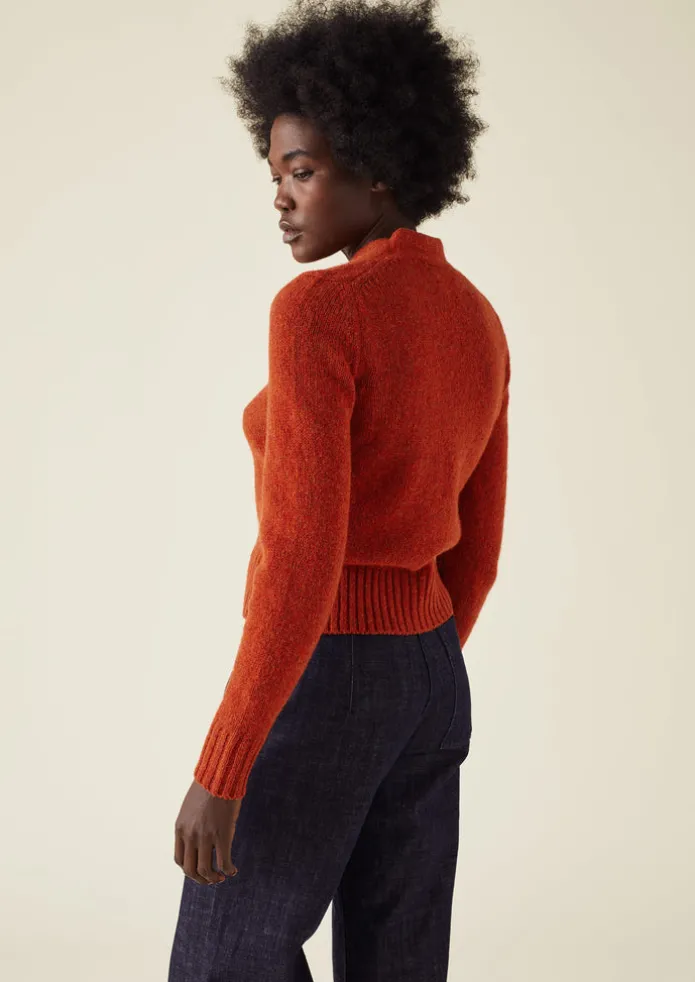 Women TOAST Knitwear-Kaia V-Neck Wool Cardigan