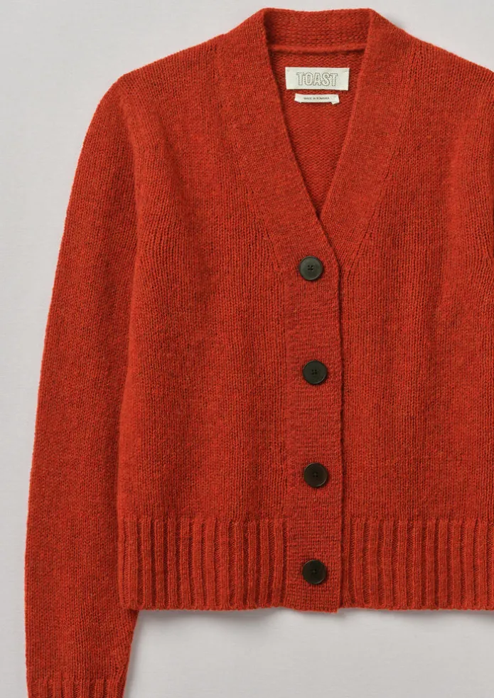 Women TOAST Knitwear-Kaia V-Neck Wool Cardigan