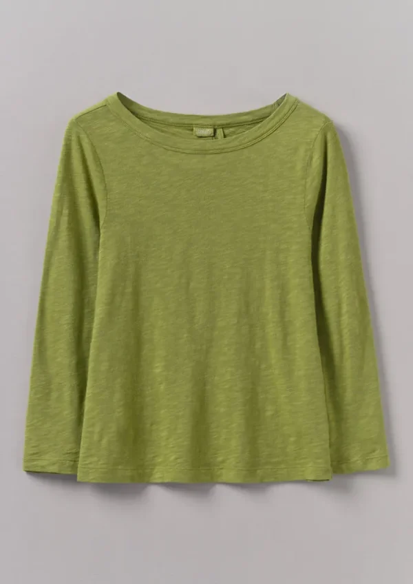 Women TOAST Jersey | Tops & Tees-Lia Garment Dyed Boat Neck Tee