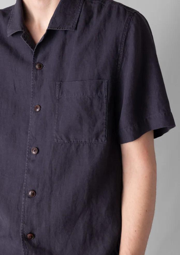 TOAST Linen | Shirts-Linen Short Sleeve Shirt