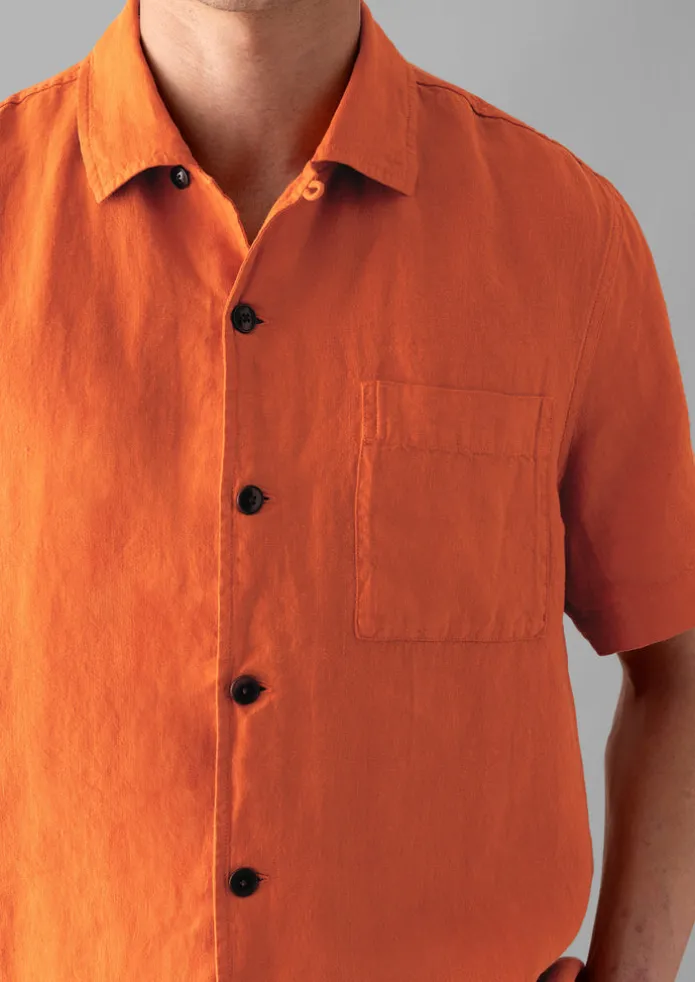 TOAST Linen | Shirts-Linen Short Sleeve Shirt