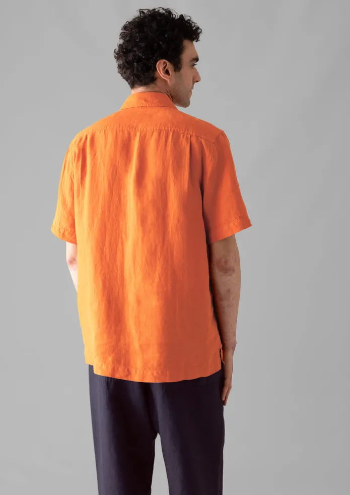 TOAST Linen | Shirts-Linen Short Sleeve Shirt