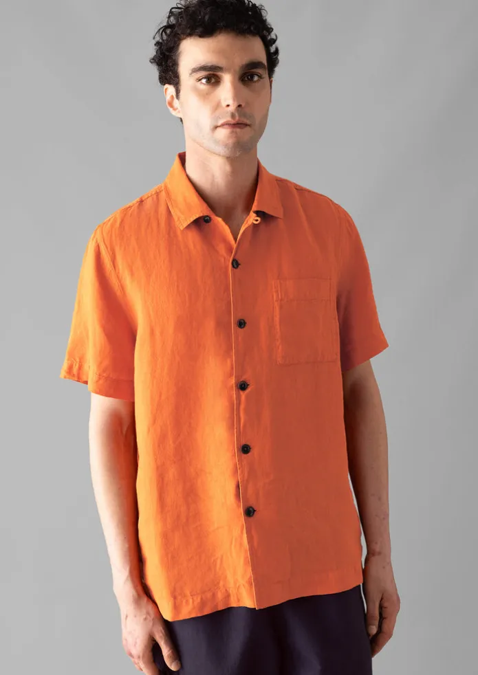 TOAST Linen | Shirts-Linen Short Sleeve Shirt