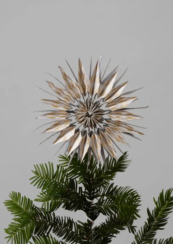 TOAST Christmas Decorations-Lokta Paper Star Tree Topper