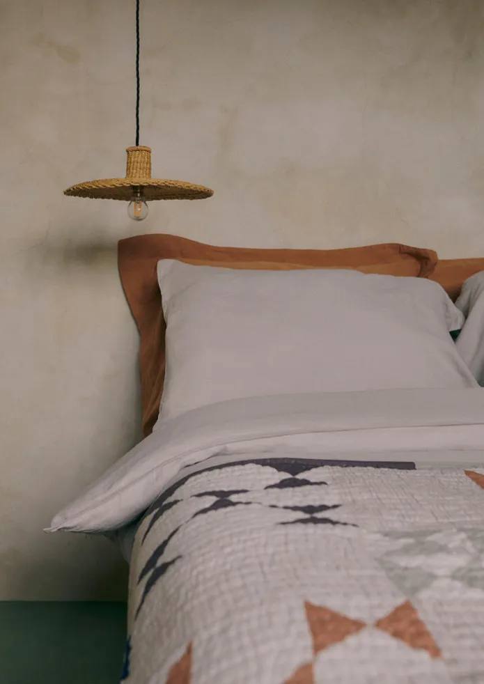 TOAST Textiles | Blankets & Throws-Maia Patchwork Cotton Quilt