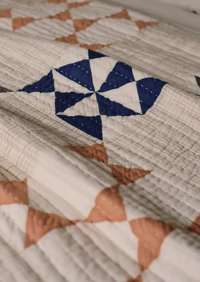 TOAST Textiles | Blankets & Throws-Maia Patchwork Cotton Quilt