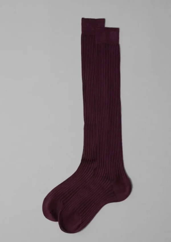 Women TOAST Socks & Tights-Maria La Rosa Knee High Cotton Socks