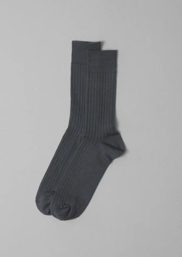 Women TOAST Socks & Tights-Nishiguchi Kutsushita Silk Cotton Socks