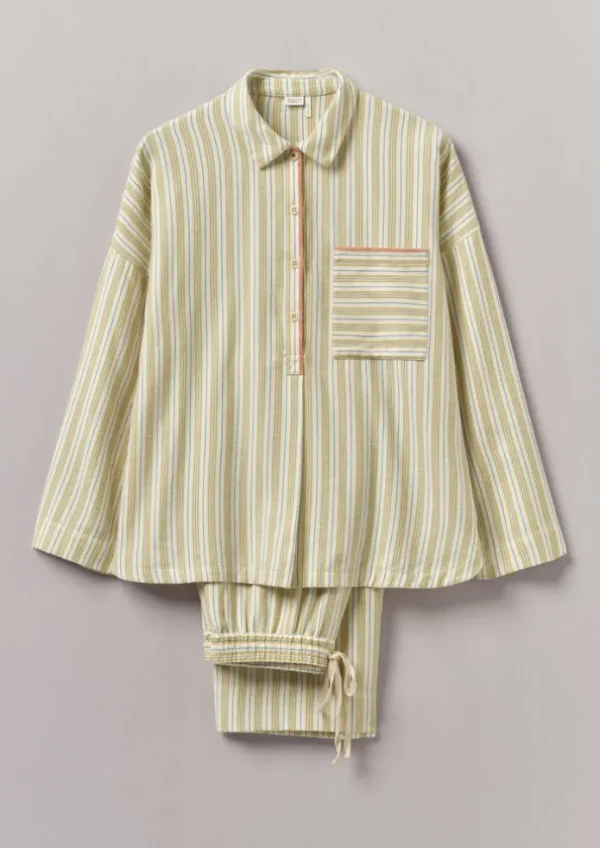 Women TOAST Nightwear-Nova Stripe Flannel Pyjamas