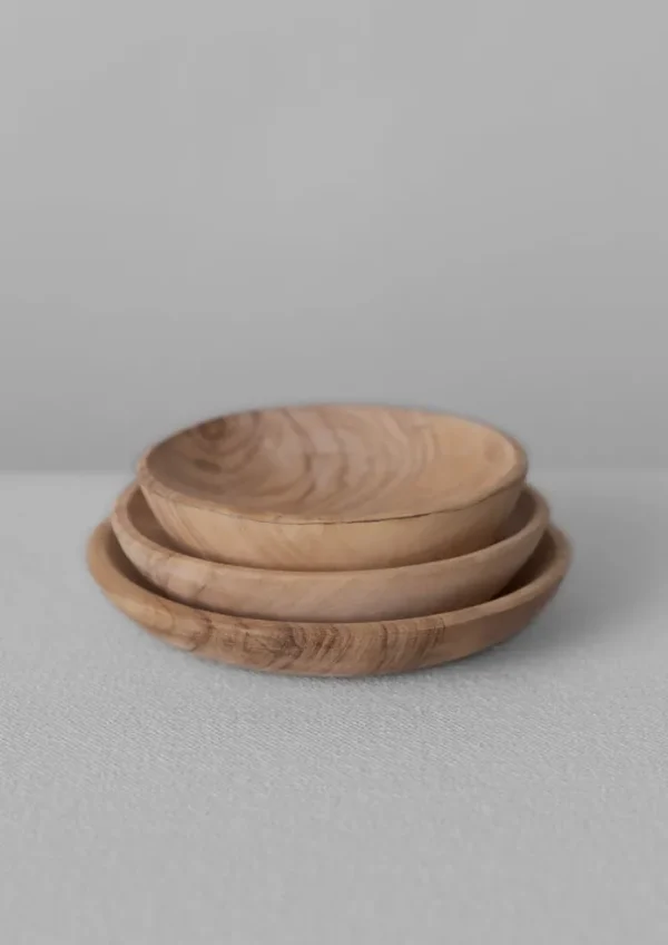 TOAST Kitchen | Tableware-Olive Wood Pinch Pot Set