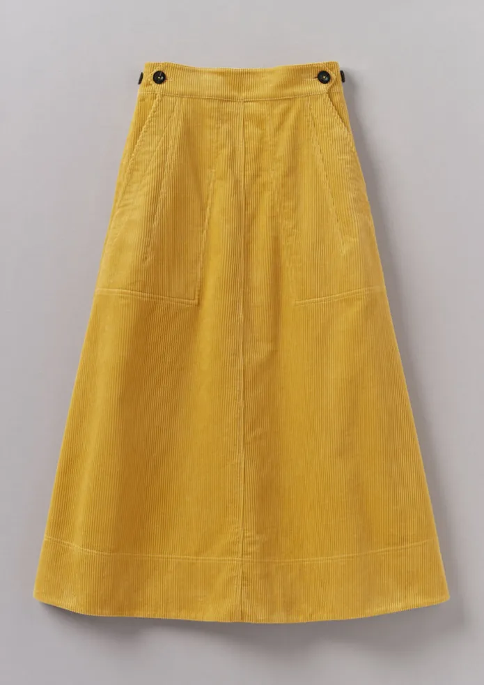 Women TOAST Cord | Workwear-Organic Cord A Line Skirt