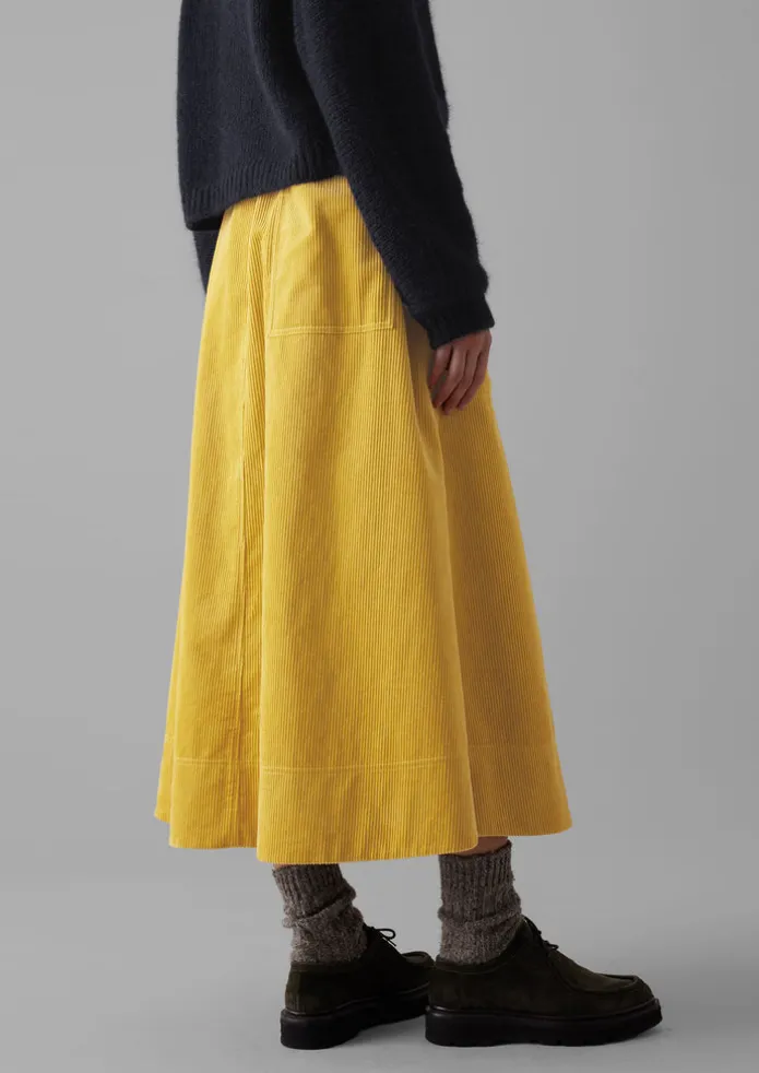 Women TOAST Cord | Workwear-Organic Cord A Line Skirt