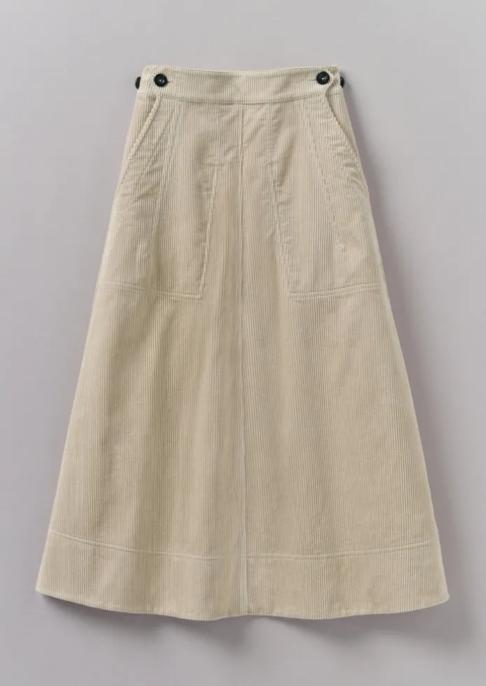 Women TOAST Cord | Workwear-Organic Cord A Line Skirt