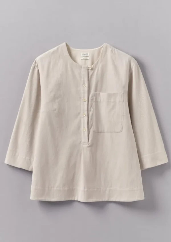 Women TOAST Cord | Loungewear-Organic Cord Patch Pocket Shirt