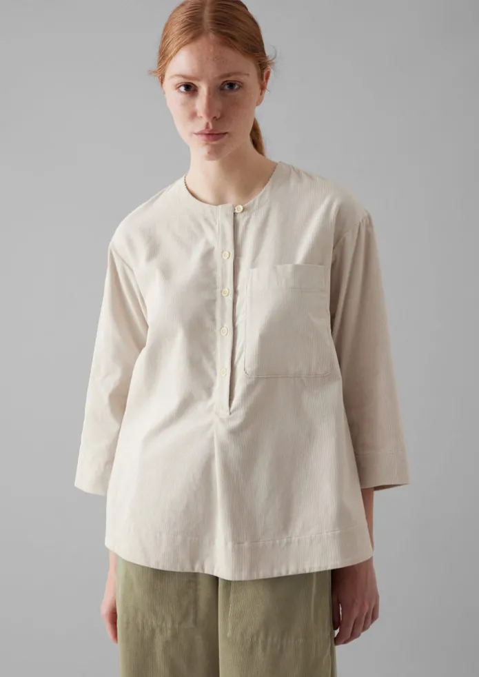 Women TOAST Cord | Loungewear-Organic Cord Patch Pocket Shirt