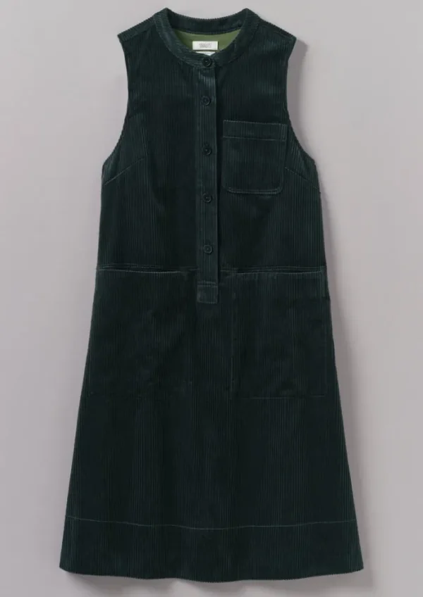 Women TOAST Cord | Dresses-Organic Cord Sleeveless Tunic Dress