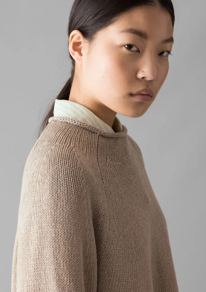 Women TOAST Linen | Jersey-Organic Cotton Linen Easy Sweater