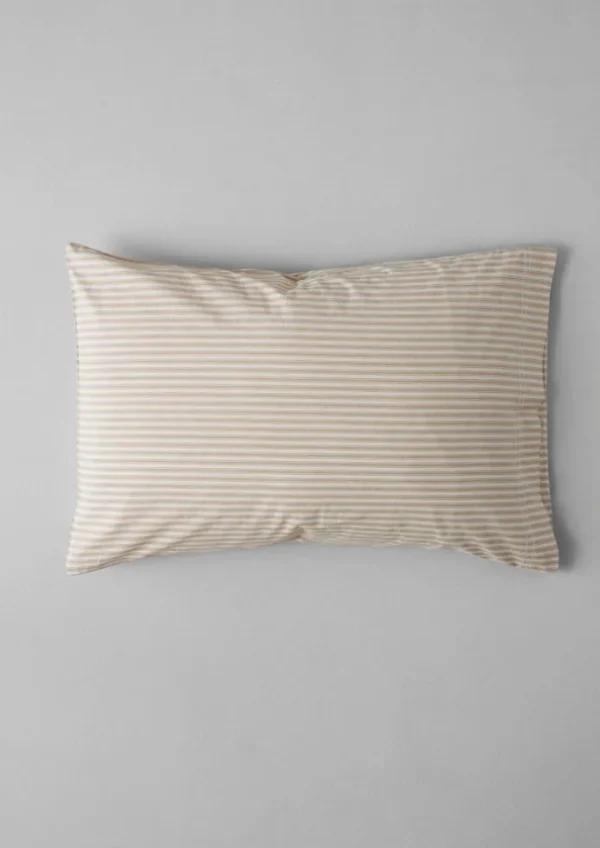 TOAST Textiles | Bed Linen-Organic Cotton Ticking Stripe Housewife Pillowcase