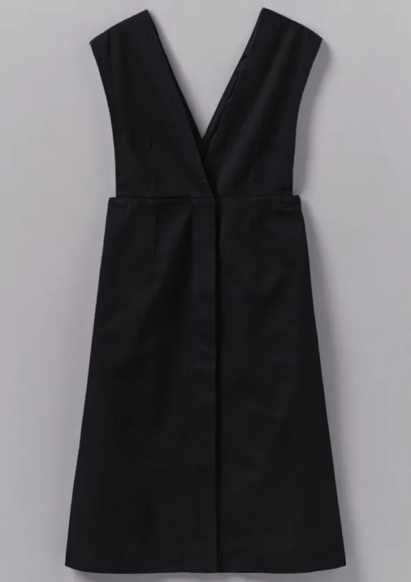 Women TOAST Denim | Dresses-Organic Denim Pinafore Dress