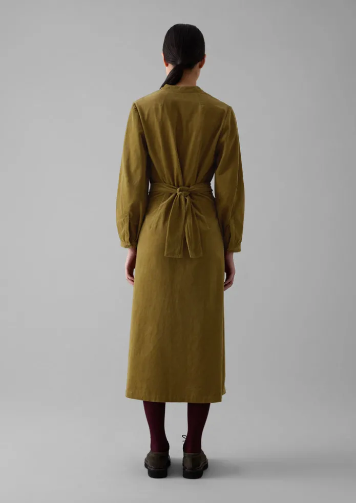 Women TOAST Cord | Dresses-Organic Needlecord Wrap Dress