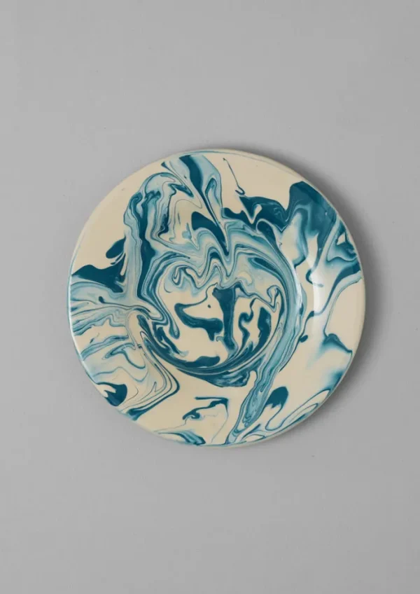 TOAST Ceramics | Tableware-Poterie Barbotine Marbled Plate