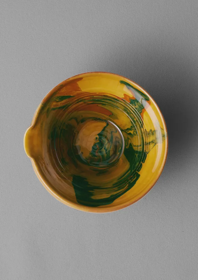 TOAST Ceramics | Tableware-Poterie Barbotine Marbled Pouring Bowl