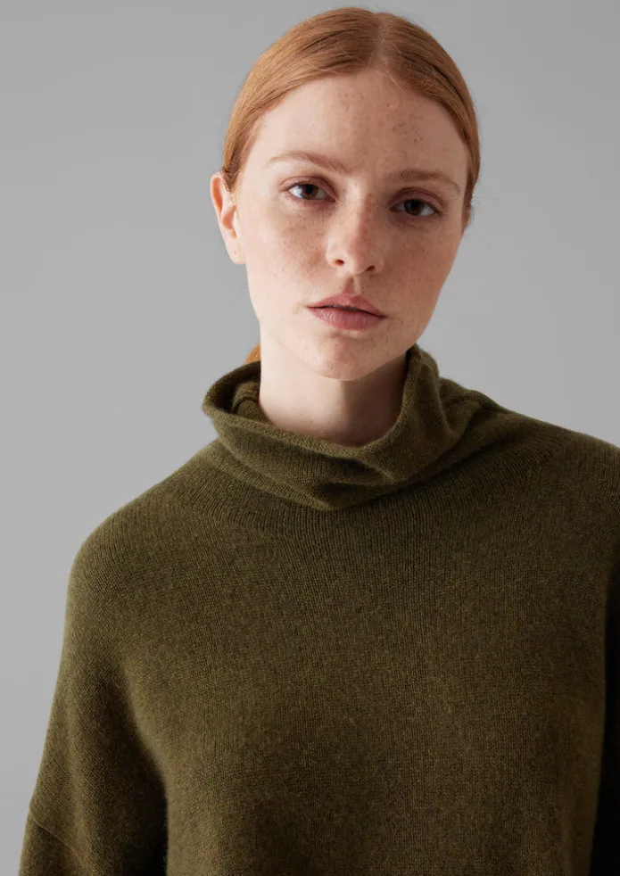 Women TOAST Cashmere | Loungewear-Roll Neck Wool Cashmere Sweater