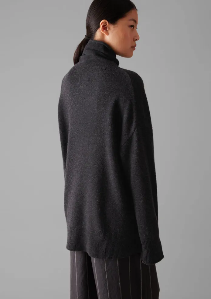 Women TOAST Cashmere | Loungewear-Roll Neck Wool Cashmere Sweater