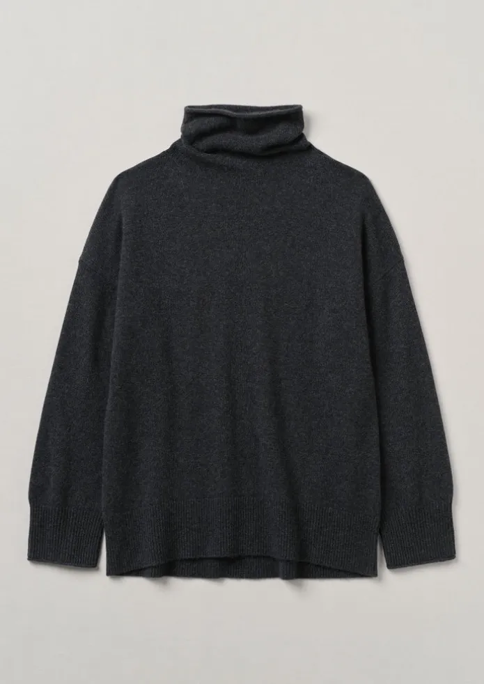Women TOAST Cashmere | Loungewear-Roll Neck Wool Cashmere Sweater