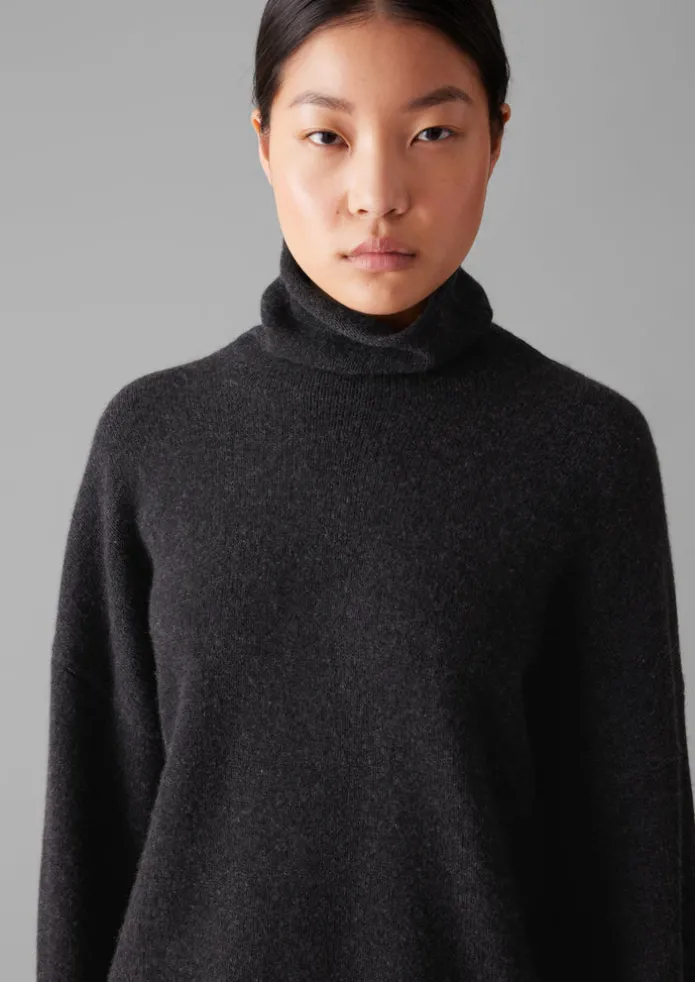 Women TOAST Cashmere | Loungewear-Roll Neck Wool Cashmere Sweater