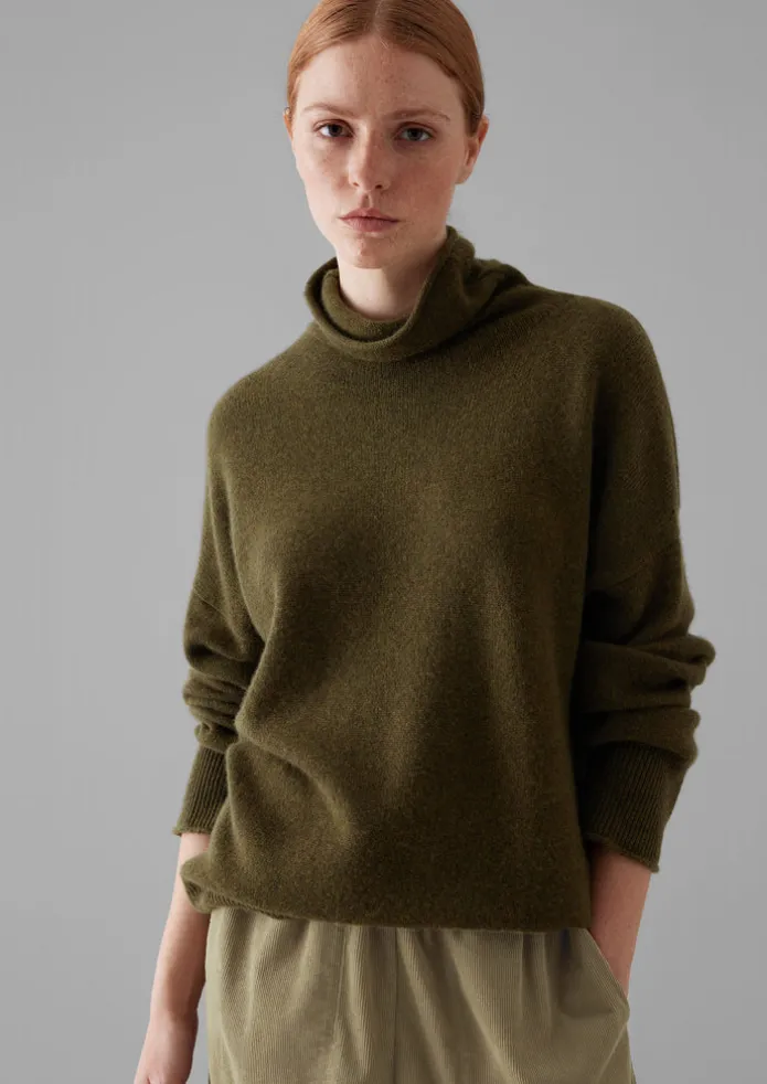Women TOAST Cashmere | Loungewear-Roll Neck Wool Cashmere Sweater
