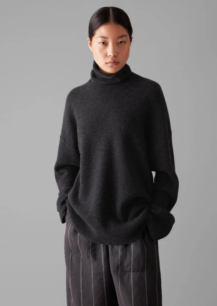 Women TOAST Cashmere | Loungewear-Roll Neck Wool Cashmere Sweater